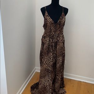 Women’s Cheetah prints Maxi-Dress